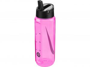 Nike TR Renew Recharge Straw Bottle 24 OZ Pink Spell Black Black