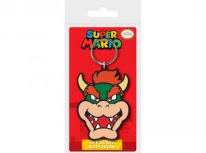 Nintendo Super Mario Bowser Rubber Keyring