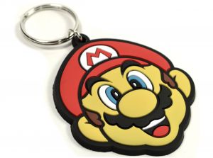 Nintendo Super Mario Rubber Keyring