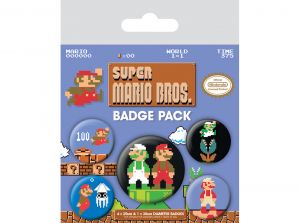 Nintendo Super Mario Badge Pack