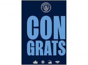 No 1 City Con Grats Card