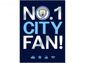 No 1 City Fan Birthday Card