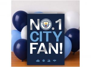 No 1 City Fan Birthday Card