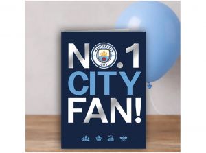 No 1 City Fan Birthday Card