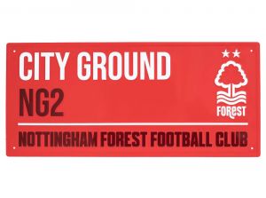 Nottingham Forest Dark Street Sign