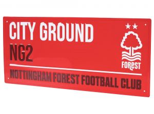 Nottingham Forest Dark Street Sign