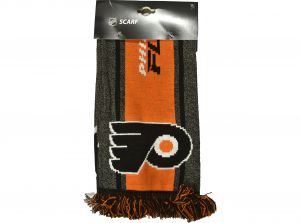 Philadelphia Flyers Big Logo NHL Scarf Orange Grey Black