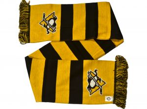 Pittsburgh Penguins Bar Scarf Yellow Black