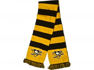 Pittsburgh Penguins Bar Scarf Yellow Black