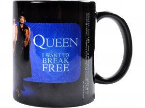 Queen I Want To Break Free Black Pod 11oz Boxed Mug