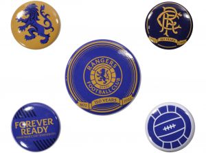 Rangers FC Five Pack Button Badges