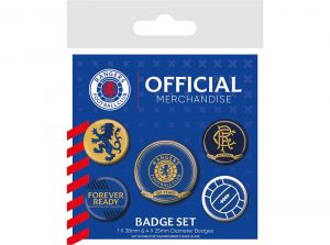 Rangers FC Five Pack Button Badges