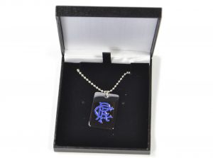 Rangers Enamel Crest Dog Tag and Chain