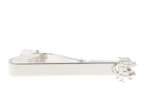 Rangers Silver Plated Tie Slide