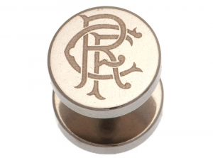 Rangers Stainless Steel Cut Out Earring