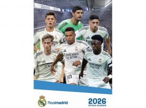 Real Madird 2026 A3 Wall Calendar