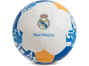 Real Madrid 4 Inch Mini Soft Ball White Blue Yellow