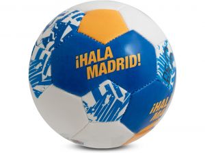 Real Madrid 4 Inch Mini Soft Ball White Blue Yellow