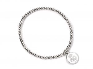 Real Madrid Football Club Silver Tone Ballbead Bracelet