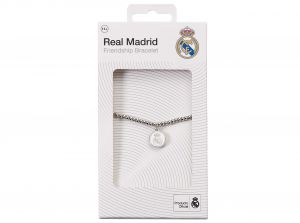 Real Madrid Football Club Silver Tone Ballbead Bracelet