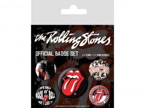 Rolling Stones Classic Badge Set