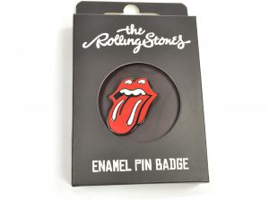 Rolling Stones Hot Lips Enamel Pin Badge