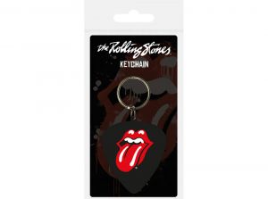 Rolling Stones Plectrum Rubber Keyring