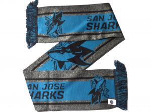 San Jose Sharks Big Logo NHL Scarf Green Black