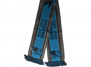 San Jose Sharks Big Logo NHL Scarf Green Black