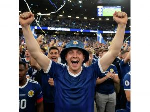 Scotland FA Reversible Bucket Hat Navy Blue