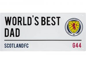 Scottish FA Best Dad Light Street Sign
