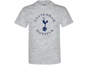 Spurs Crest T-Shirt Grey Adults