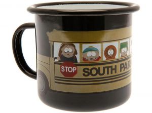 South Park Enamel Mug and Keyring Set Drinking Cup 500ml
