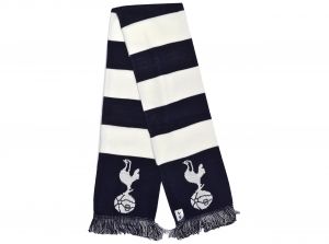 Spurs Bar Scarf Scarf White Navy 030