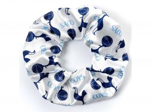 Spurs COYS Blue Hair Scrunchie