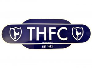 Spurs Colour Retro Years Metal Street Sign