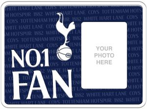 Spurs Embossed Metal No 1 Fan Photo Frame