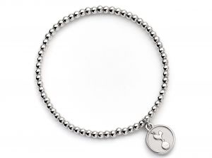 Spurs Football Club Silver Tone Ballbead Bracelet