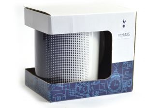 Spurs Halftone 11oz Boxed Mug