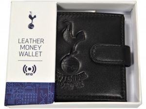 Spurs Leather RFID Blocking Wallet Black