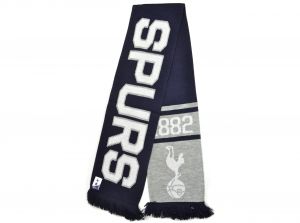 Spurs Jacquard Nero Scarf