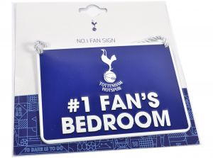 Spurs No One Fans Bedroom Sign