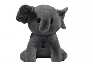 Spurs Plush Elephant Grey