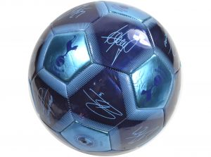 Spurs Signature Ball Metallic Blue Sky Size 5