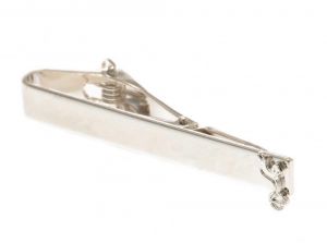Spurs Silver Plated Tie Slide