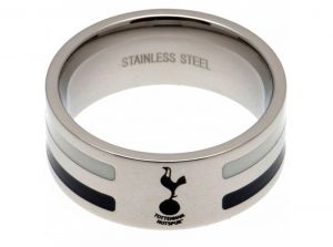 Spurs Stainless Steel Colour Stripe Ring