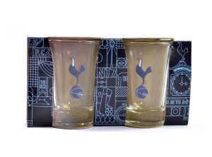 Spurs Two Pack Home Word Mark Shot Glasses
