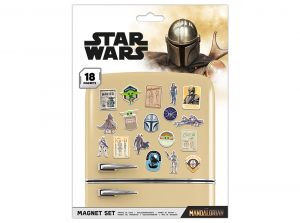 Star Wars Mandalorian 18 Piece Magnet Set