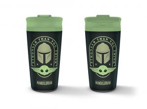 Star Wars The Mandalorian Stronger Than You Think Metal Travel Mug