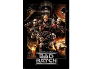 Star Wars The Bad Batch Montage Maxi Rolled Poster